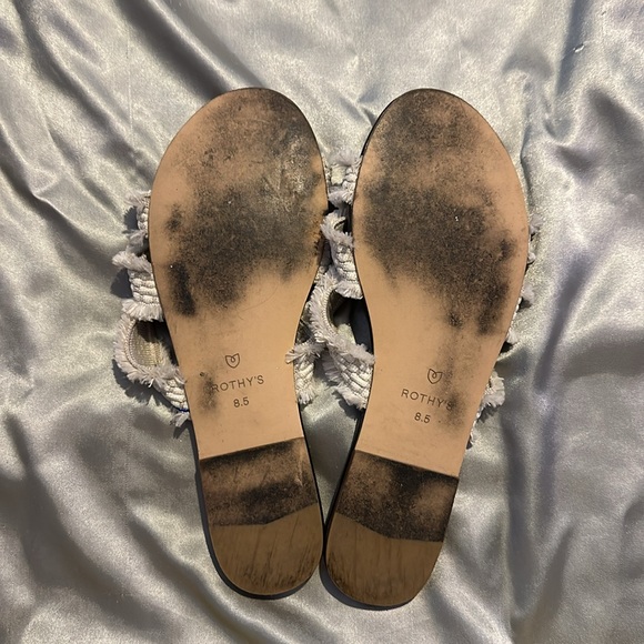 Rothy’s 3 strap white/beige sandal 8.5 - Picture 3 of 5